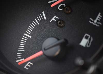 a fuel gauge