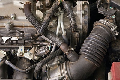 car engine detail