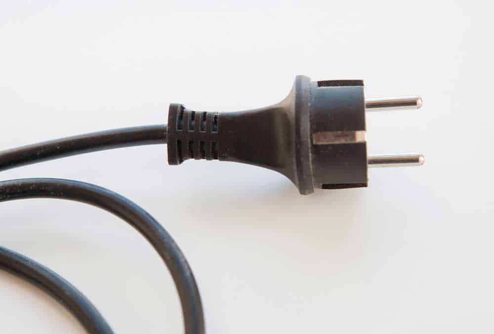 A Molded Electrical Plug. 