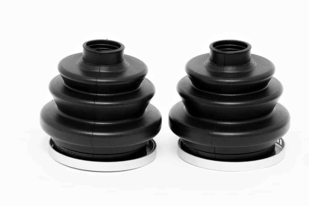 Two rubber grommets. 