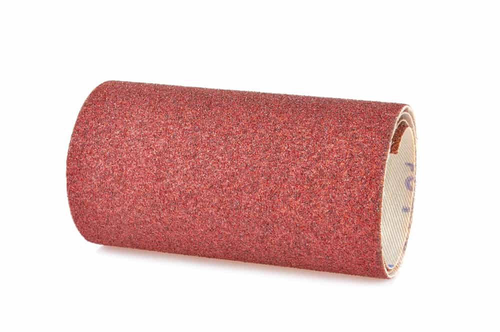 A roll of sandpaper