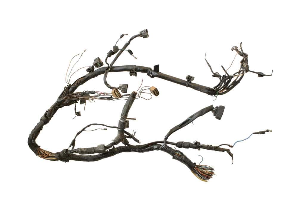 Wiring harness of different gauges