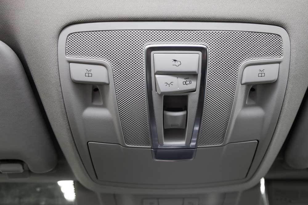 Sunroof control buttons