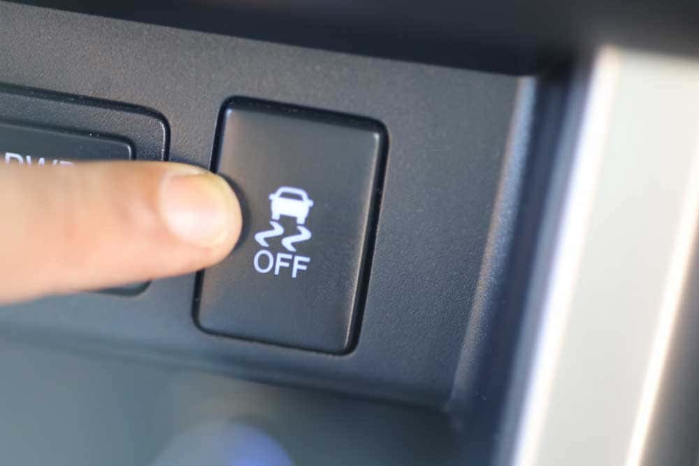 The traction control system switch