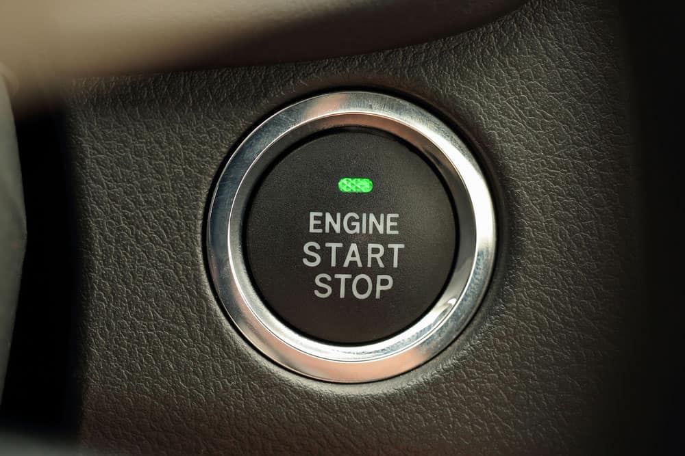The positions of a key-start ignition switch