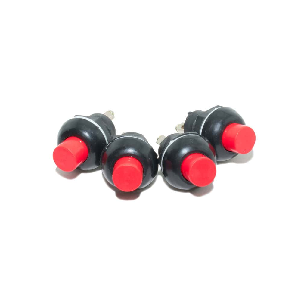 Red and black momentary switches