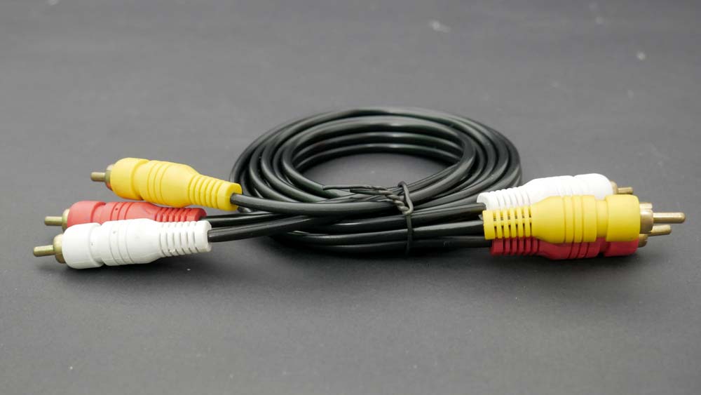 An RCA cable