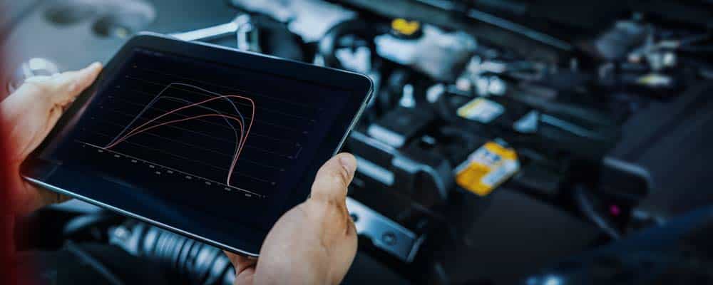 ECU remapping using a tablet