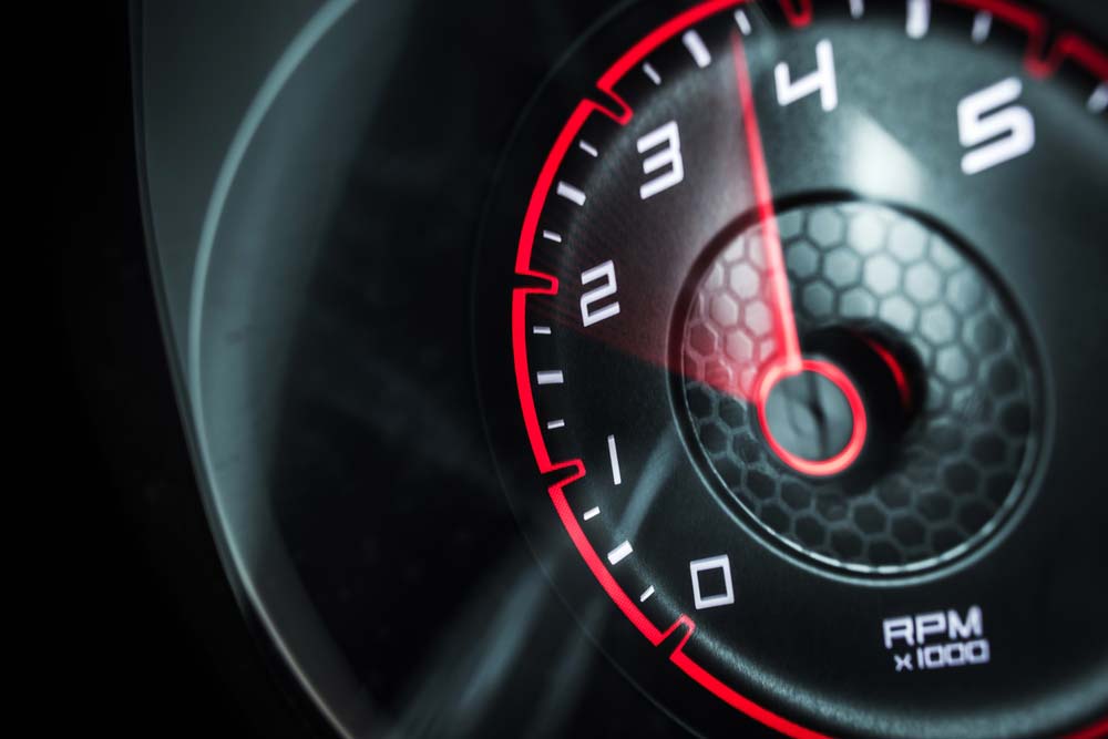 Tachometer.