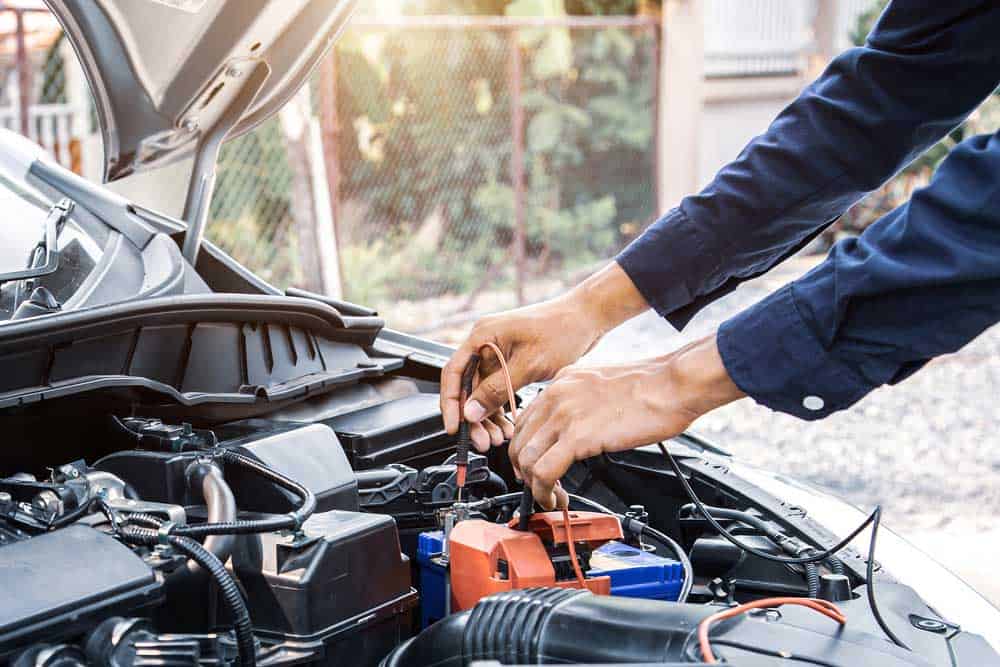 Using a power meter to check the car battery, engine, and electrical system